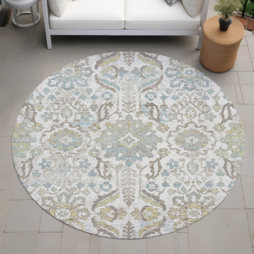 Machine Washable Indoor/ Outdoor Global Firestone Chantille Rug