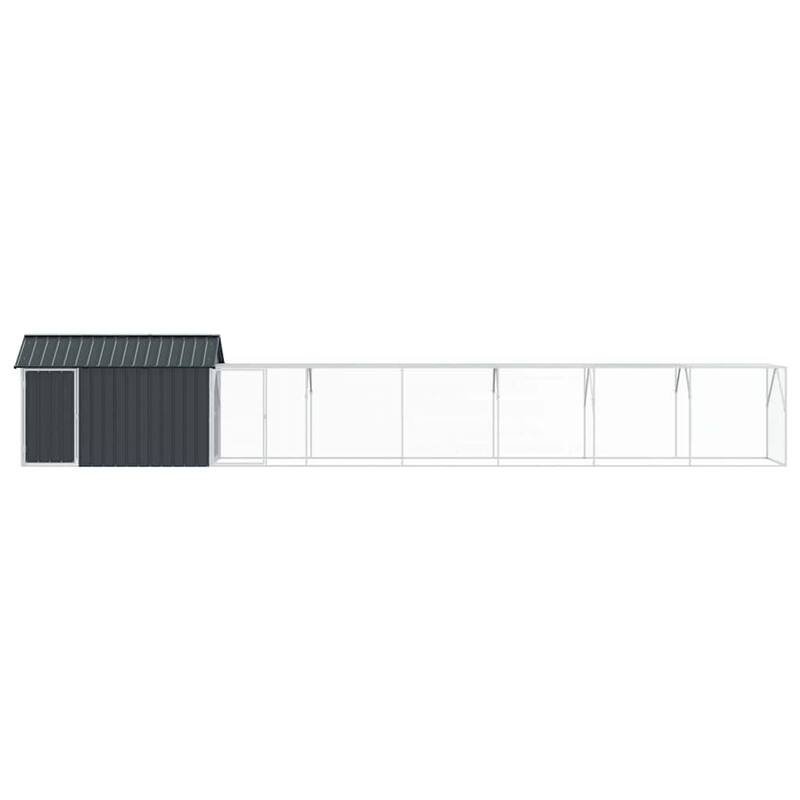 vidaXL Bird Cage Anthracite Galvanized steel