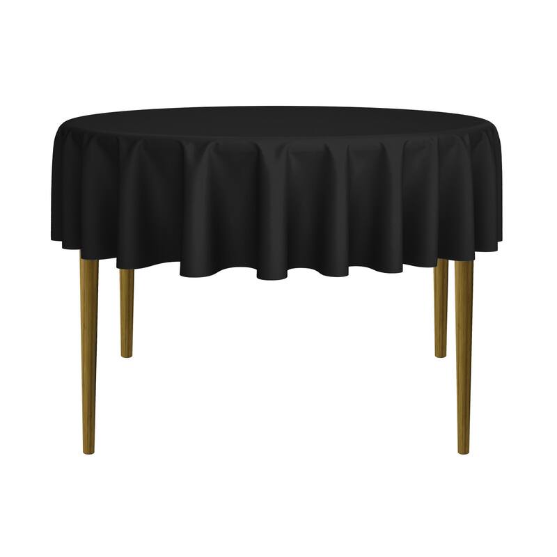 20pk Round Polyester Fabric Tablecloths