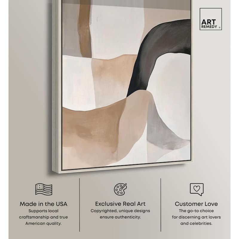 Curvilinear Composition I Canvas by Art Remedy