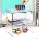preview thumbnail 3 of 7, 2-Tier Stackable Storage Shelf Stand- Foldable Organizer Rack for Kitchen Pantry