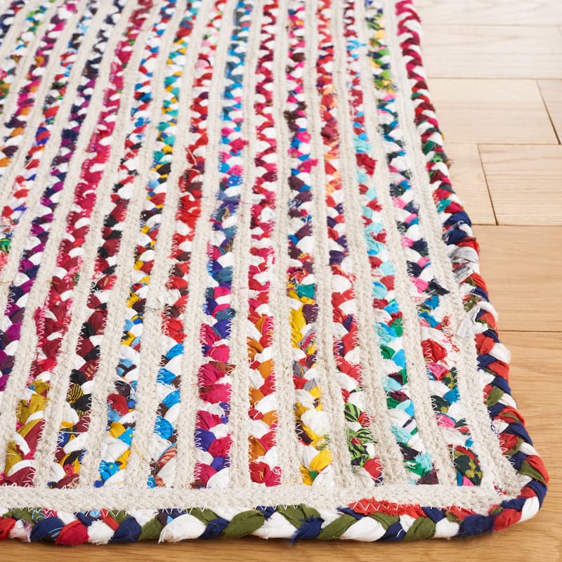 SAFAVIEH Handmade Braided Yelva Boho Cotton Rug