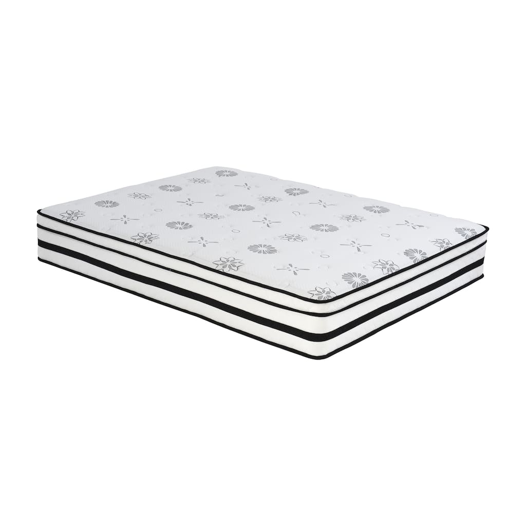 12" Highly Breathable Quilted Cover Hybrid Mattress in a Box