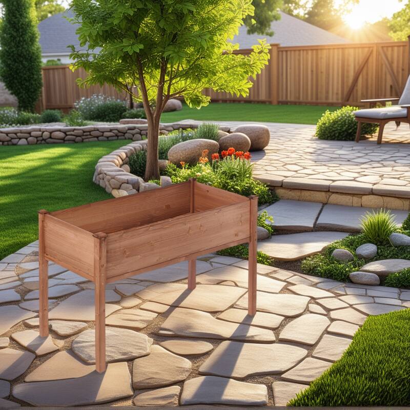 48x24x30 Inch Raised Garden Bed,Elevated Planter Box - 48x24x30 inch