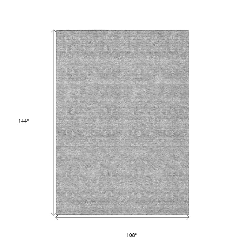 HomeRoots Floral Transitional Rectangle Outdoor Rug