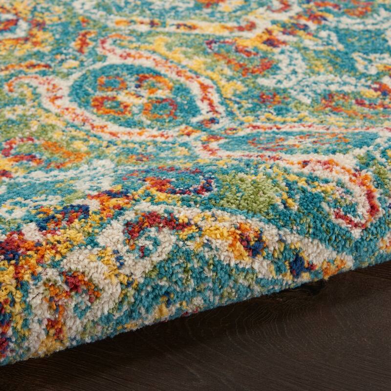 Nourison Allur Colorful Boho Tribal Medallion Area Rug