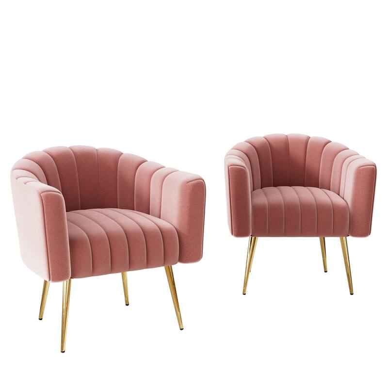 Ouyessir Oversized Modern Upholstered Accent Chair with Tufted Back
