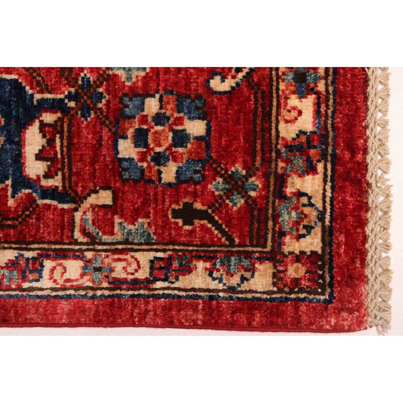 ECARPETGALLERY Hand-knotted Aryana Red Wool Rug - 5'10 x 8'0