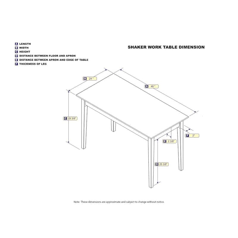 Walnut Desk - 48" L x 24" W Solid Wood Desk with USB Charger - Modern Writing Computer Table