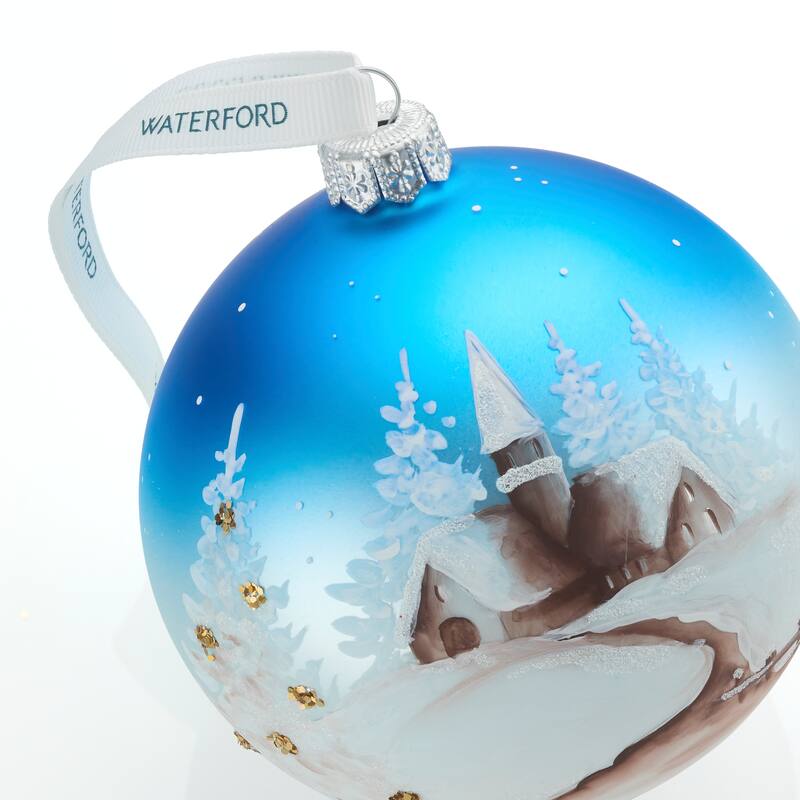 Waterford Holiday Heirlooms Winter Scene Ornament