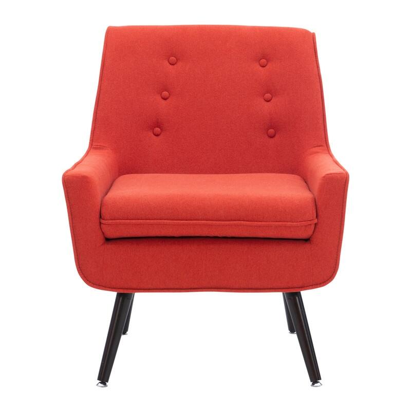 Liz Pimento Mid-Century Button-Tufted Chair