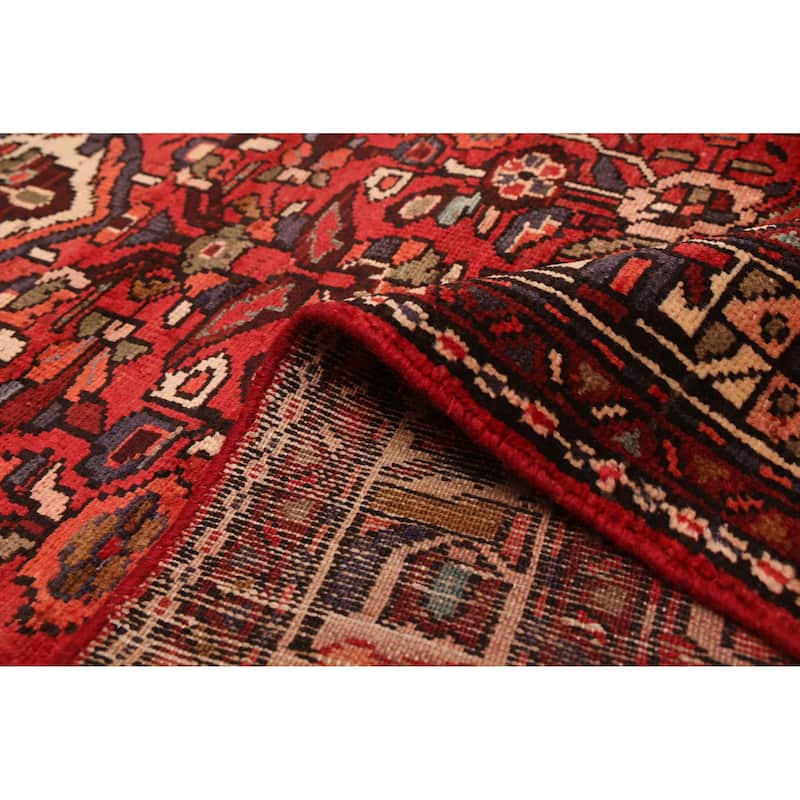 ECARPETGALLERY Hand-knotted Andelz Red Wool Rug - 3'10 x 10'5