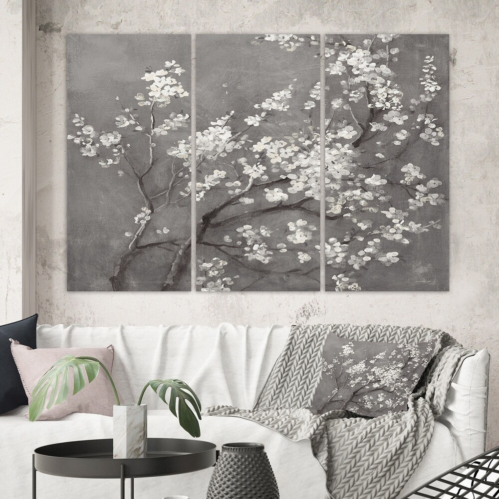 Pressed Flowers on Shiplap II | Large Metal Wall Art Print | Great Big Canvas