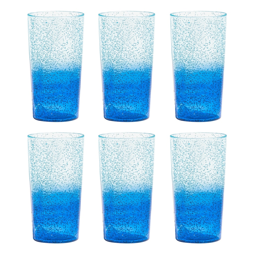 Abode Homewares Oceanic Ombre Jumbo, 23 oz. Set of 6