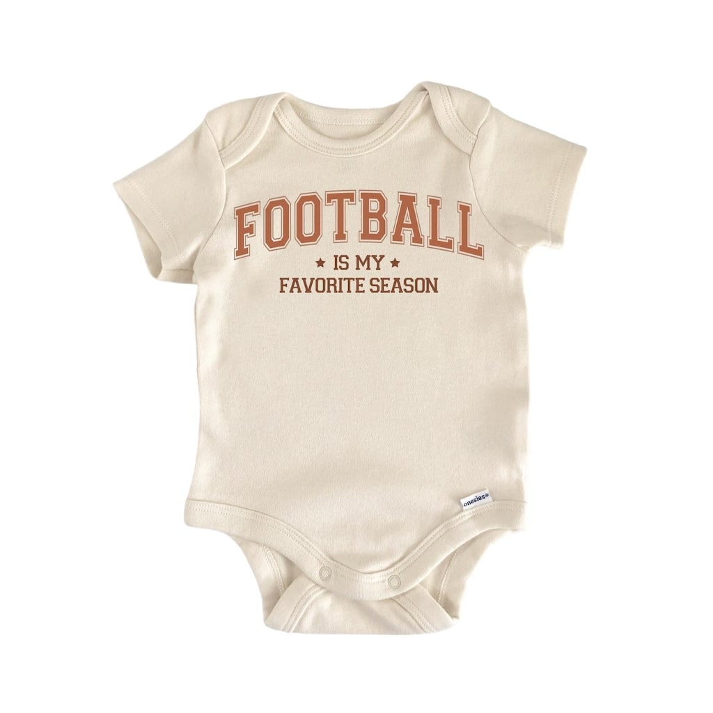 Football Season - Baby Boy Girl Clothes Infant Bodysuit Funny Cute Newborn