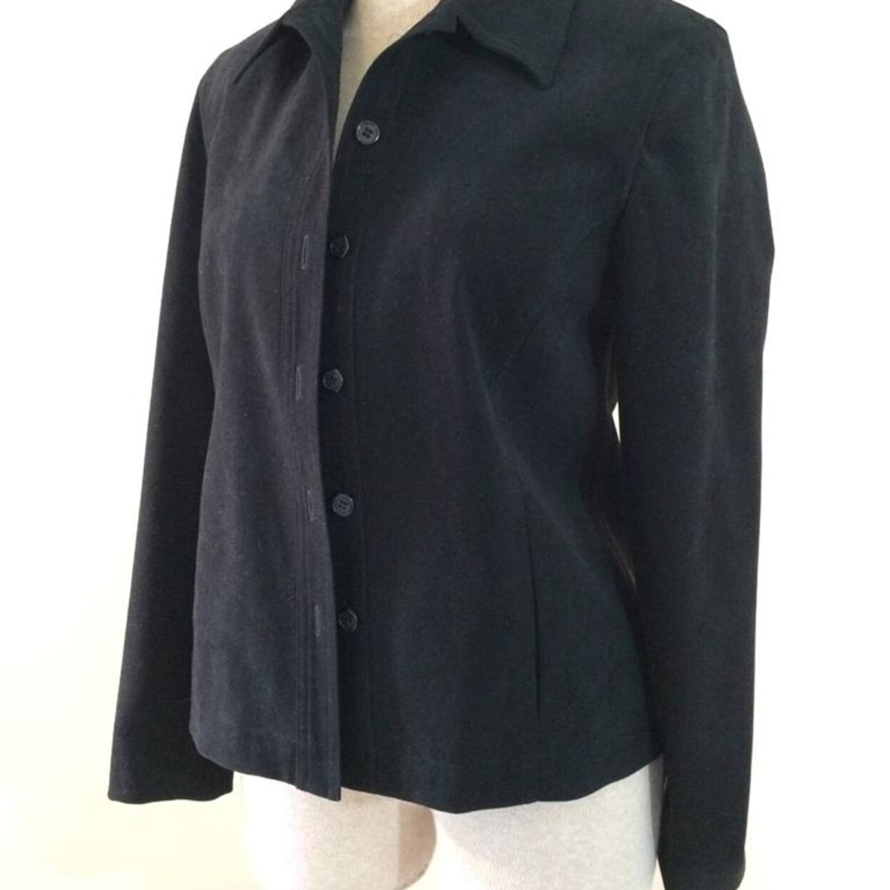 Shop Casual Corner Annex Blazer Womens 4 Petite Black Suit Jacket