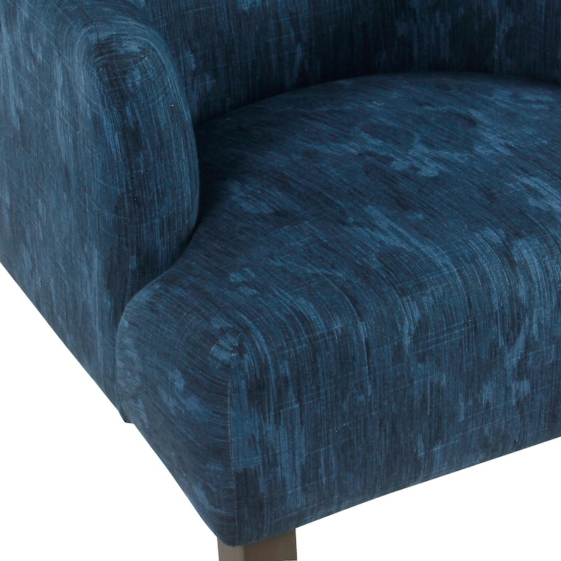 HomePop Meredith Dining Chair - Patterned Indigo