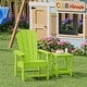 preview thumbnail 142 of 193, Laguna Kids Outdoor Poly Adirondack Chair With Side Table 2-Piece Set