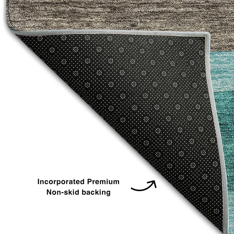 Premium Washable Super Soft Modern Geo Mayfield Rug