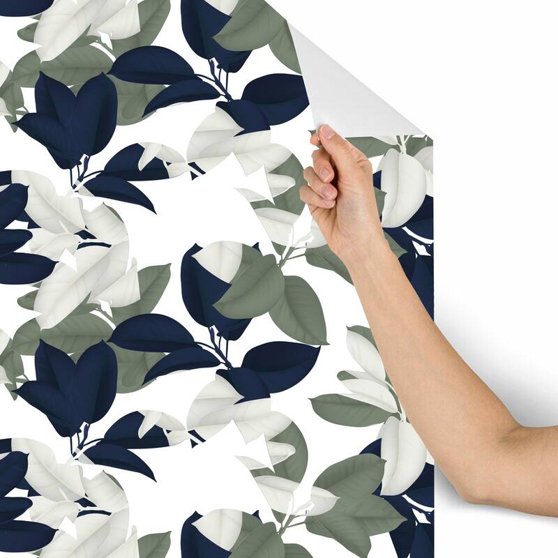 Mingos Exotic Leaves Removable Wallpaper - 10'ft H x 24''inch W
