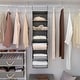 preview thumbnail 3 of 8, StorageWorks 6-Tier Detachable Hanging Closet Organizer
