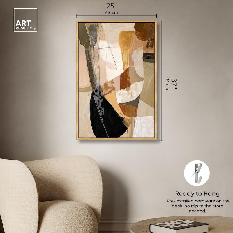 Tactile Depth II Canvas by Art Remedy