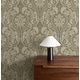 preview thumbnail 7 of 19, Harry & Grace Thornton Vintage Damask Peel and Stick Wallpaper