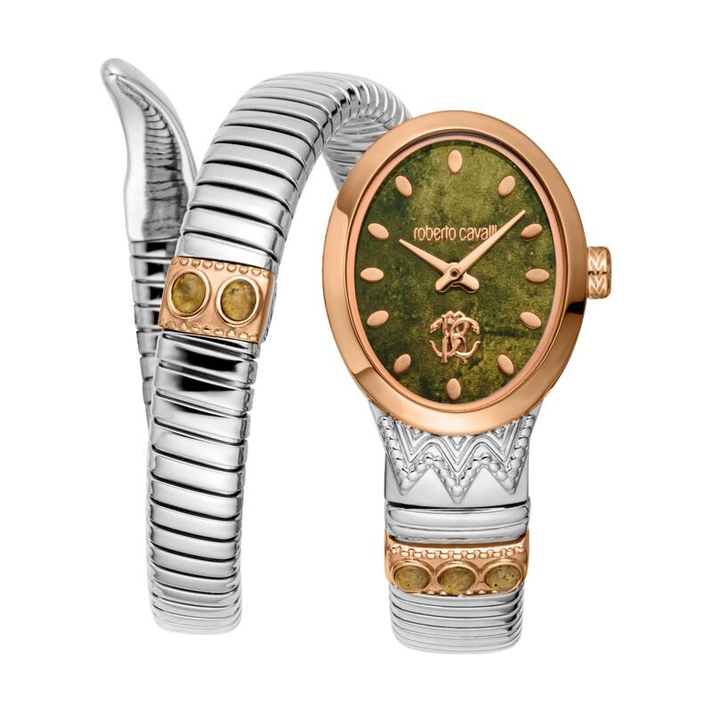 Roberto Cavalli Women RC5L104M0075 Quartz Watch - Two-Tone