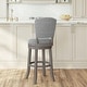 preview thumbnail 10 of 22, Hillsdale Santa Clara II Swivel Stool, Antique Gray