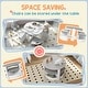 preview thumbnail 4 of 5, MDF Toddler Table and Chair Set with Extra Storage, 5-Piece Activity Furniture for Playroom and Classroom Use, Ages 3+