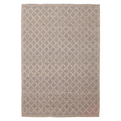 ECARPETGALLERY Braid weave Sienna Taupe Wool Rug - 5'3 x 7'6