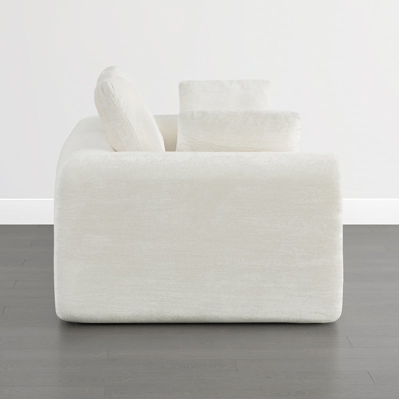 Spruce & Spring Compressed Modular Sectional Boneless Sofa for Living Room