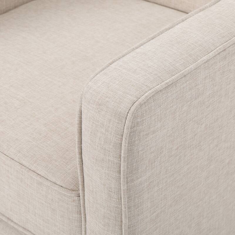 Mervynn Mid-Century Modern Button Tufted Fabric Recliner by Christopher Knight Home