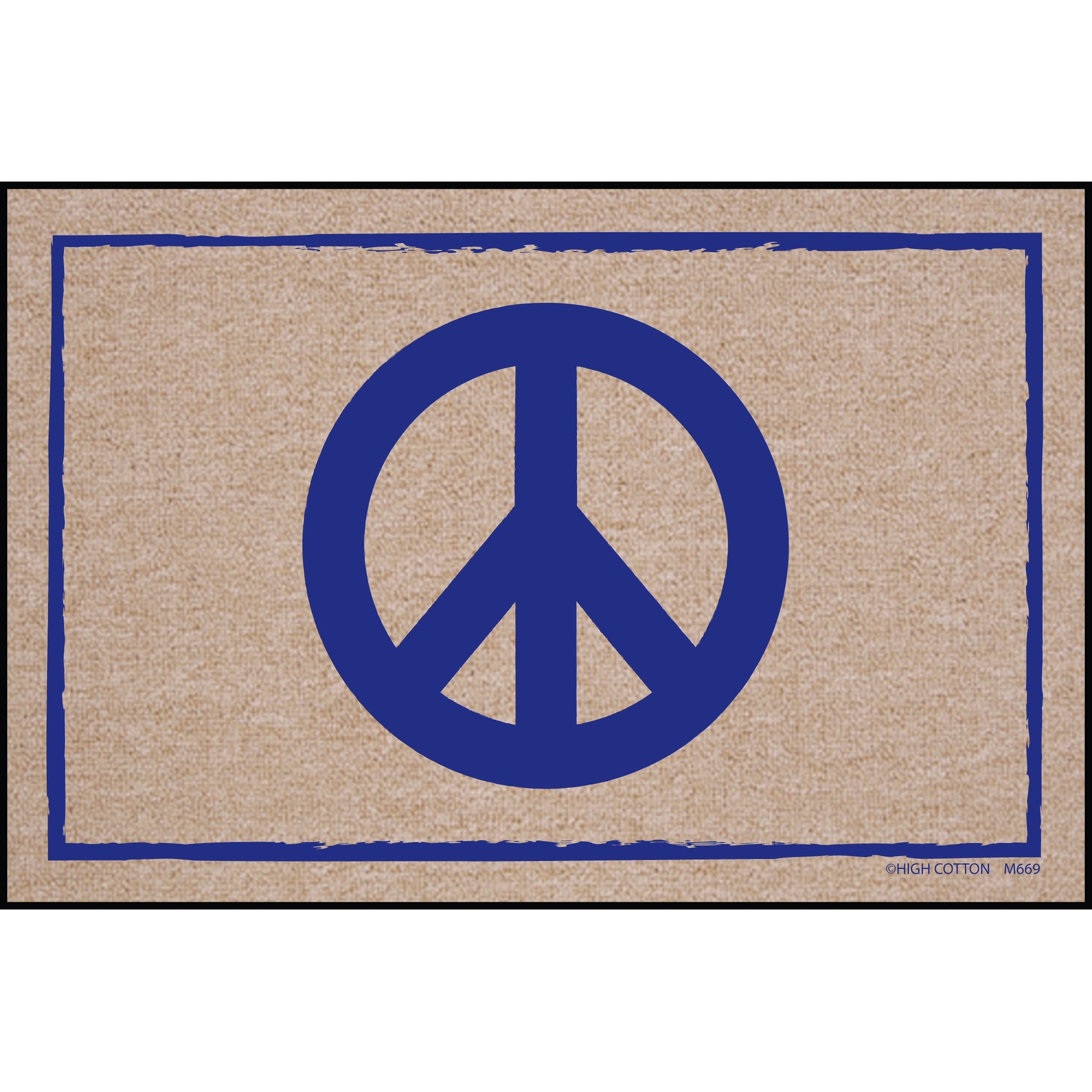 Shop High Cotton Welcome Doormats Peace Sign Symbol Free