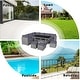 preview thumbnail 21 of 66, Costway 7 PCS Patio Rattan Dining Set Sectional Sofa Couch Ottoman - See Details