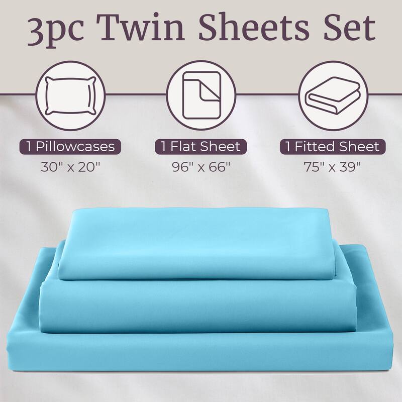 Wrinkle Resistant Brushed Microfiber Sheet Set by Windsor Home