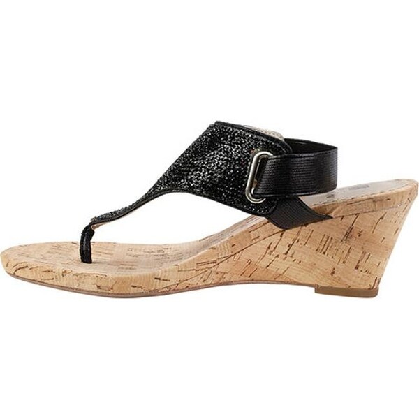 white mountain glitter sandals