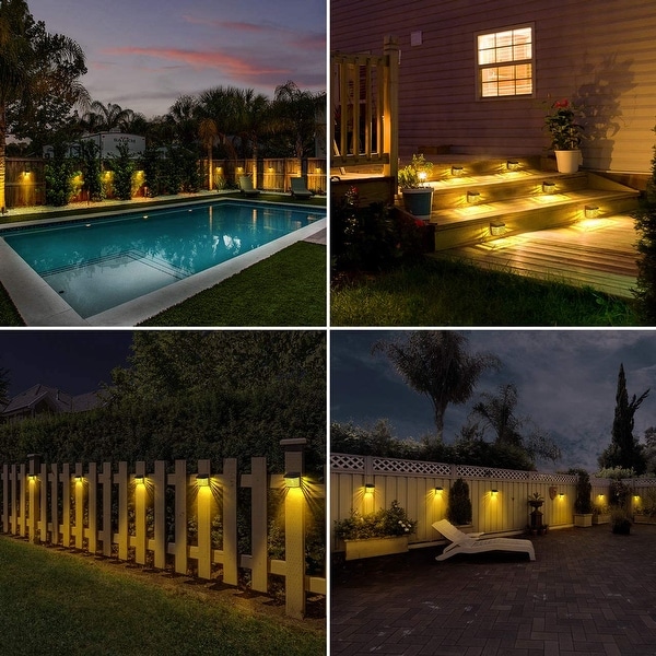 Litom solar fence lights online