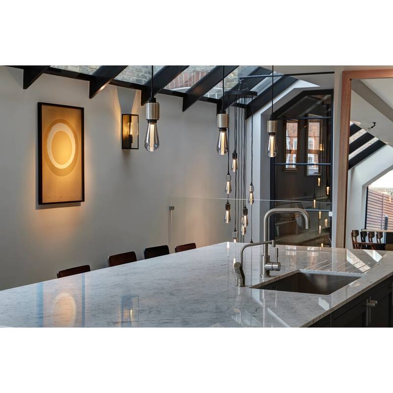 Buster + Punch NHM-02648 Heavy Metal 2" Wide Mini Pendant with Cross