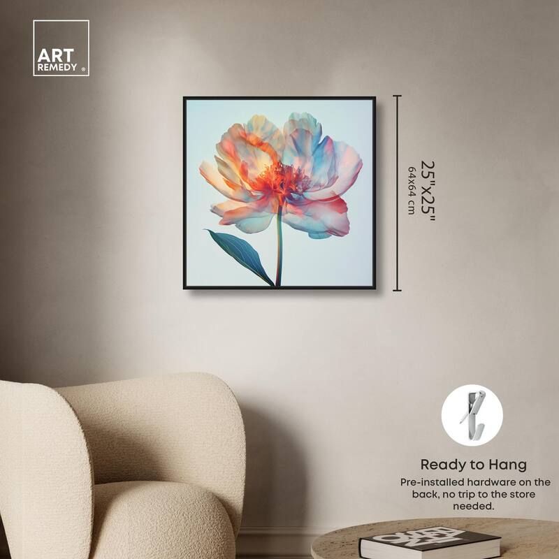 Peony Phases Canvas by Art Remedy