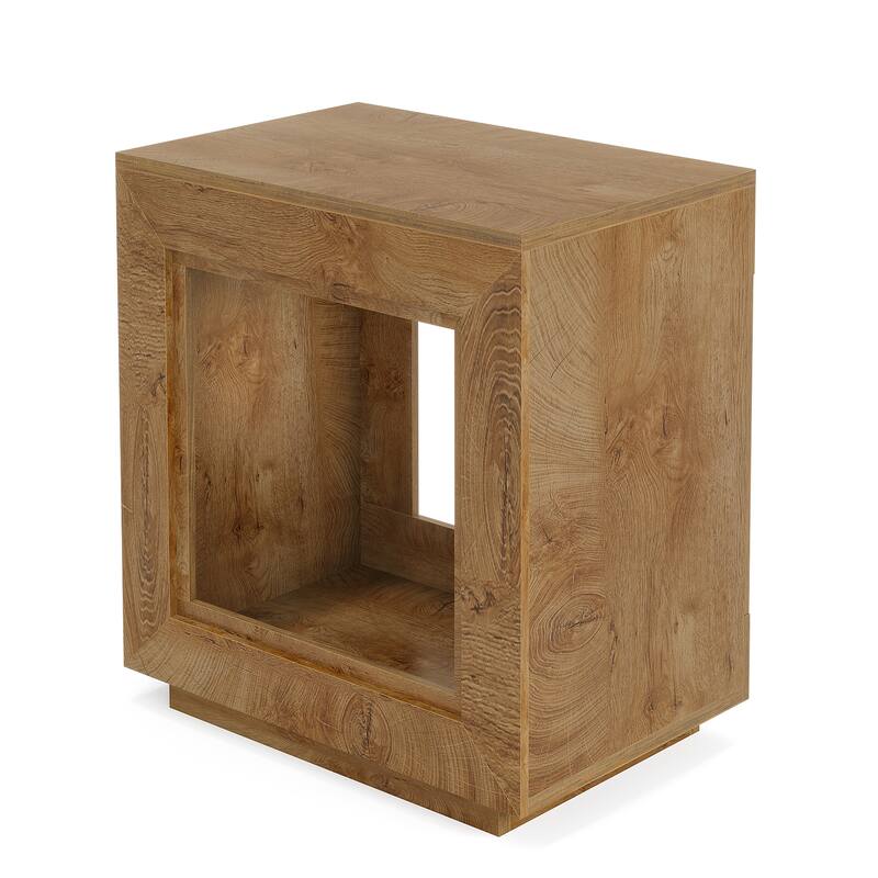End Table, Side Table with Storage Shelf, Nightstand Bedside Table for Bedroom, Living Room, Entryway
