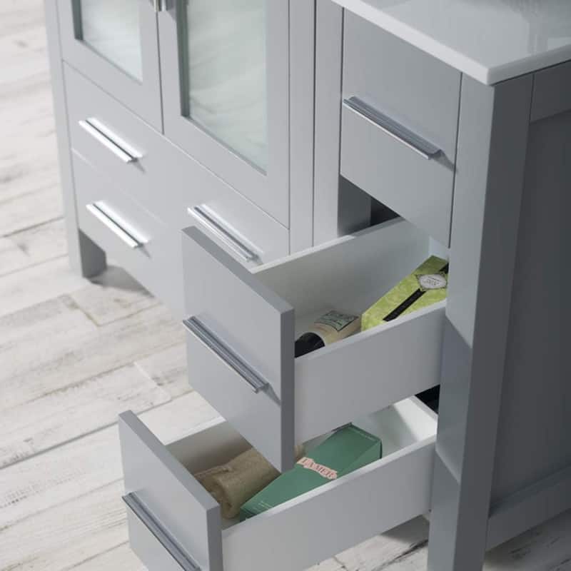 Blossom Sydney 42 Inch Solid Wood Bathroom Vanity with Sink & Cabinet