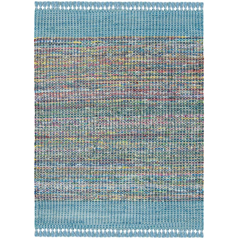 SAFAVIEH Handmade Flatweave Montauk Bylgja Casual Cotton Rug