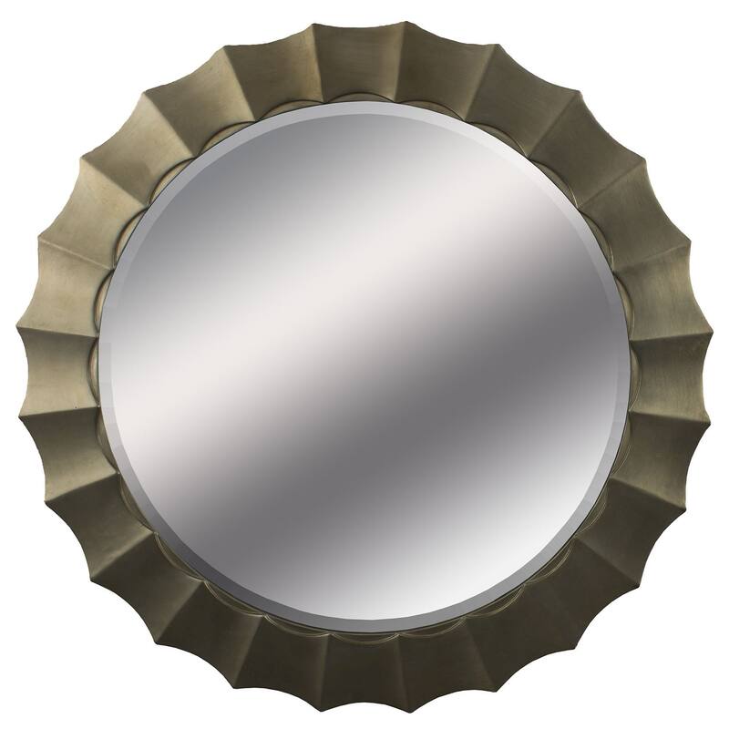 HomeRoots 42" Bronze Round Accent Mirror - 42.00 in. x 42.00 in. x 3.00 in.