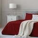 1800 Count Cotton Feel Bed Sheet Set Pillowcases Deep Pocket All Sizes - Red - Full