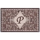 preview thumbnail 4 of 21, SAFAVIEH Handmade Monogram Galatea Rug 2'6" x 4' - P - Mocha - Rectangle