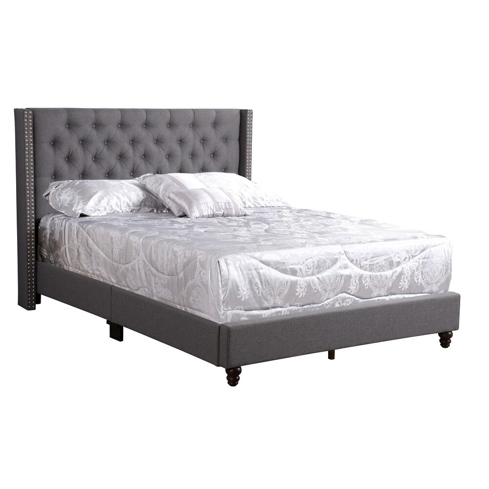 Julie Queen Upholstered Panel Bed
