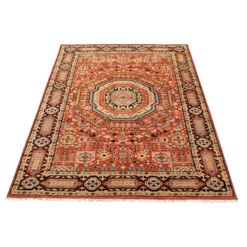 ECARPETGALLERY Hand-knotted Jules Serapi Red Wool Rug - 5'11 x 9'2