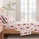 preview thumbnail 29 of 37, Linery & Co. Turkish Cotton Double-Brushed Christmas Flannel Bed Sheet Set