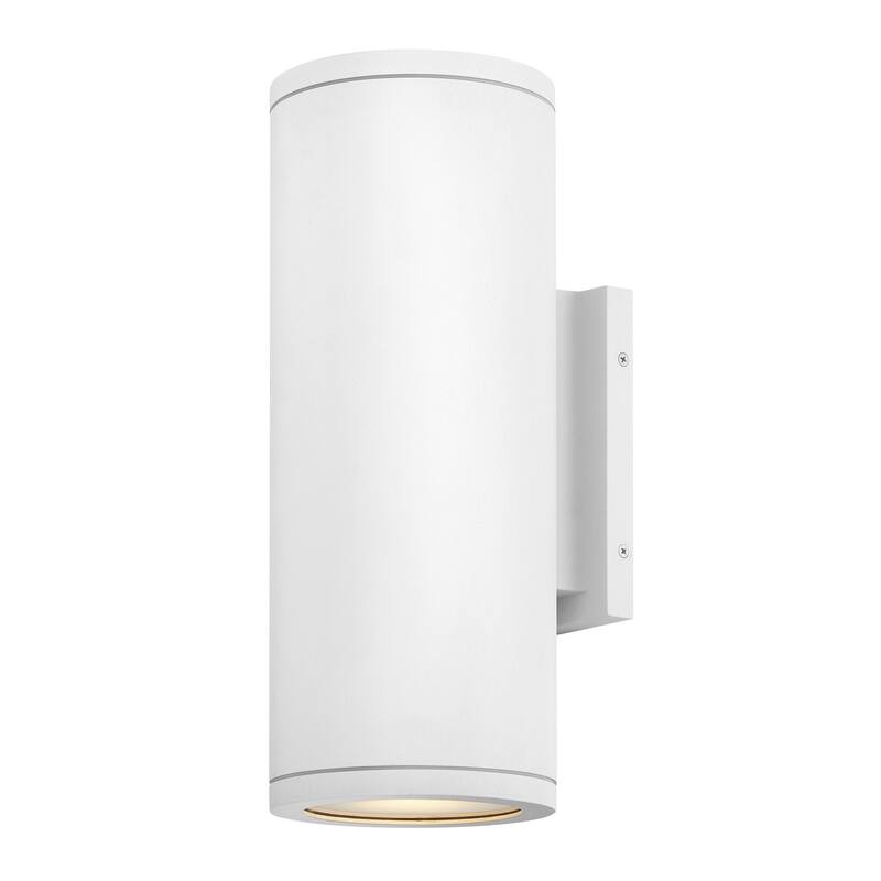Hinkley Lighting 13595-LL Silo 2 Light 16" Tall LED Wall Sconce - Textured White